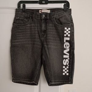 Levi's Boys 502 Regular Taper Shorts Denim Size 16